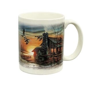 Golden Retreat 2003 Mug by Terry Redlin Ducks Nature Sunset